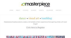 Desktop Screenshot of masterpiecestudiosnc.com